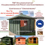 Gartenhaus Werkzeughaus Holzschuppen Bungalow Holzhaus Modell Oranienburg