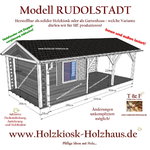 Holzhaus Gartenhaus Kiosk Holz Holzkiosk Verkaufshaus Verkaufshütte Biergarten Gartenlaube RUDOLSTADT