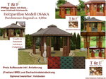 Gartenpavillon Holzpavillon Pavillon sechseckig hexagonal Modell OSAKA