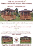 Gartenpavillon Gastropavillon Pavillon Sitzecke Holzpavillon Modell Trassenheide