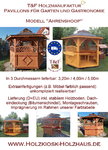 Gartenpavillon Gastropavillon Pavillon Sitzecke Holzpavillon Modell Ahrenshoop
