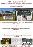 Gartenpavillon Gastropavillon Pavillon Sitzecke Holzpavillon Modell Bansin