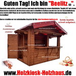 Markthütte Verkaufshütte Eventhütte Holzhütte Modell "BEELITZ SD"