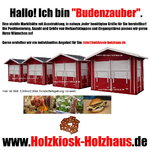 Markthütte Verkaufshütte Eventhütte Holzhütte Modell "BUDENZAUBER"