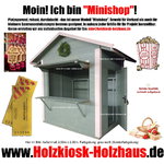Markthütte Verkaufshütte Eventhütte Holzhütte Modell "MINISHOP"