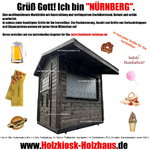 Markthütte Verkaufshütte Eventhütte Holzhütte Modell "NÜRNBERG"