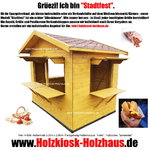 Markthütte Verkaufshütte Eventhütte Holzhütte Modell "STADTFEST"
