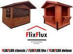 Markthütte Eventhütte Verkaufshütte faltbar klappbar Stahlrahmen Modell FLIXFLUX