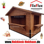 Klappbare, faltbare Markthütte Verkaufshütte Eventhütte FlixFlux classic mit Stahlrahmen und Gabelstapleraufnahmen, Außenmaß 4,00mx2,00m