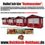 Markthuette, Kiosk, Biergarten, Gartenhaus, Verkaufsstand, Verkaufshuette, Holzhaus mit Reetdach in individuellem Design