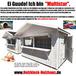 Verkaufshütte, Markthütte, Verkaufsstand, Marktbude, Eventhütte, Spargelhütte MULTISTAR